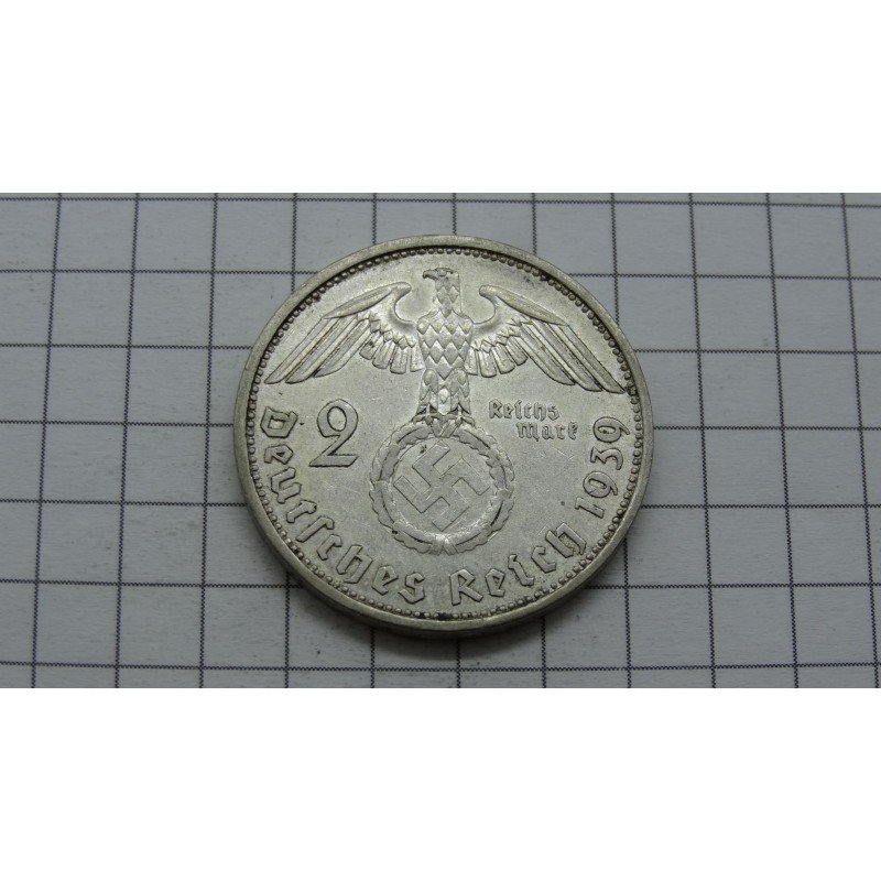 germany-third-reich-2-reichsmark-1939-a-su-svastika germany-third-reich-2-reichsmark-1939-a-su-svastika
