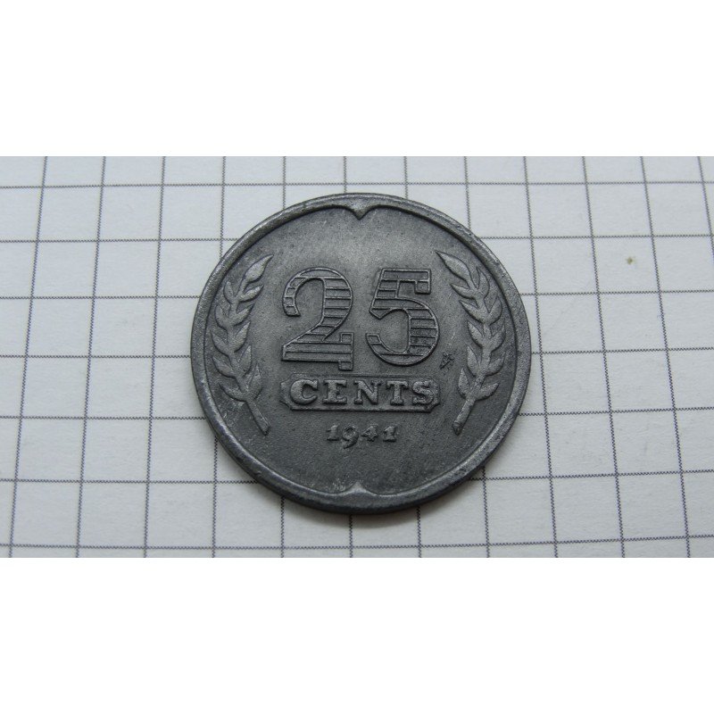 netherlands-25-cents-1941