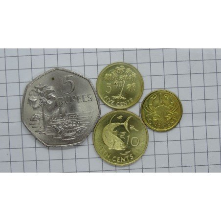 seychelles-lot-1-cent-5-rupees-1972-2007