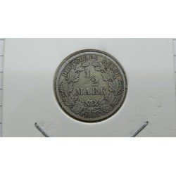 Germany 1/2 Mark 1905 D