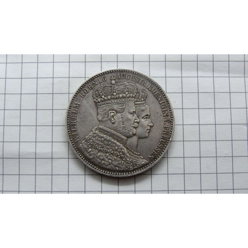 germany-preussen-1-taler-kronungstaler-1861 germany-preussen-1-taler-kronungstaler-1861