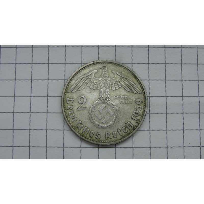 germany-third-reich-2-reichsmark-1939-d-su-svastika germany-third-reich-2-reichsmark-1939-d-su-svastika