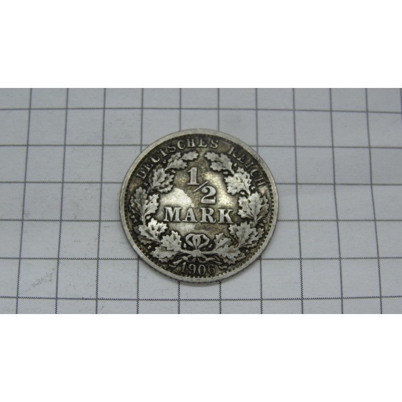 germany-1-2-mark-1906-f germany-1-2-mark-1906-f