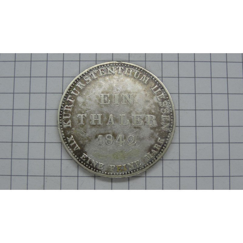 germany-hessen-kassel-1-taler-1842 germany-hessen-kassel-1-taler-1842