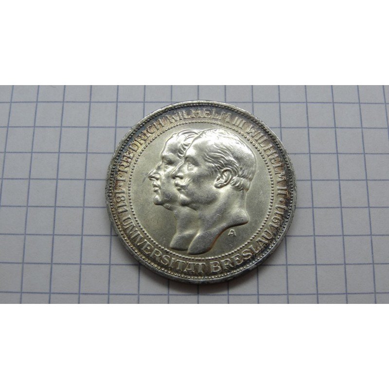 germany-preussen-3-mark-1911-uni-breslau