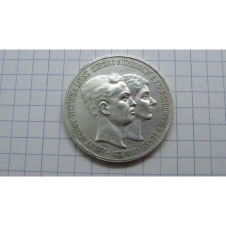 germany-braunschweig-3-mark-1915-rare