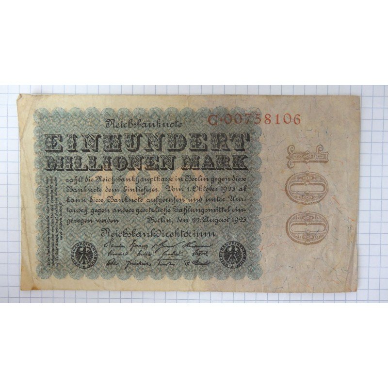 germany-100-millionen-mark-1923