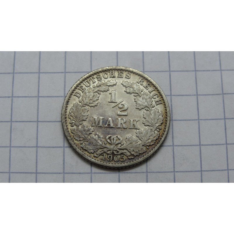 germany-1-2-mark-1905-j germany-1-2-mark-1905-j