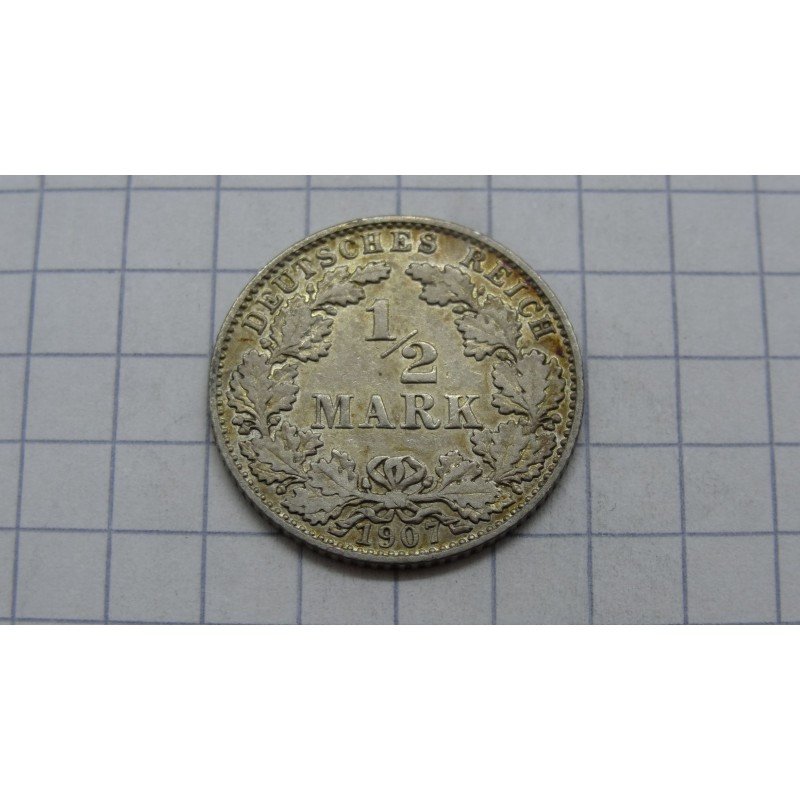 germany-1-2-mark-1907-d germany-1-2-mark-1907-d