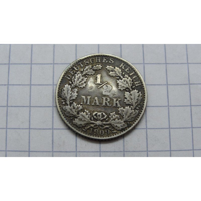 germany-1-2-mark-1909-e germany-1-2-mark-1909-e