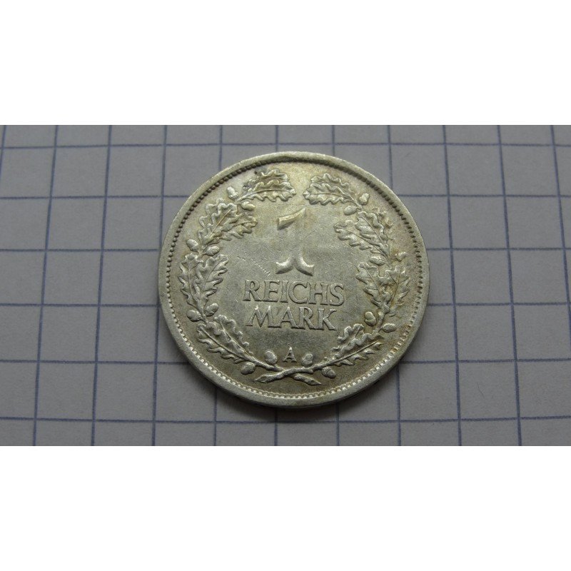 germany-weimar-1-reichsmark-1925-a germany-weimar-1-reichsmark-1925-a