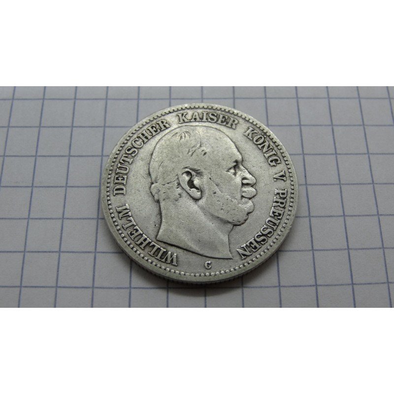 germany-preussen-2-mark-1876-c-wilhelm-i germany-preussen-2-mark-1876-c-wilhelm-i