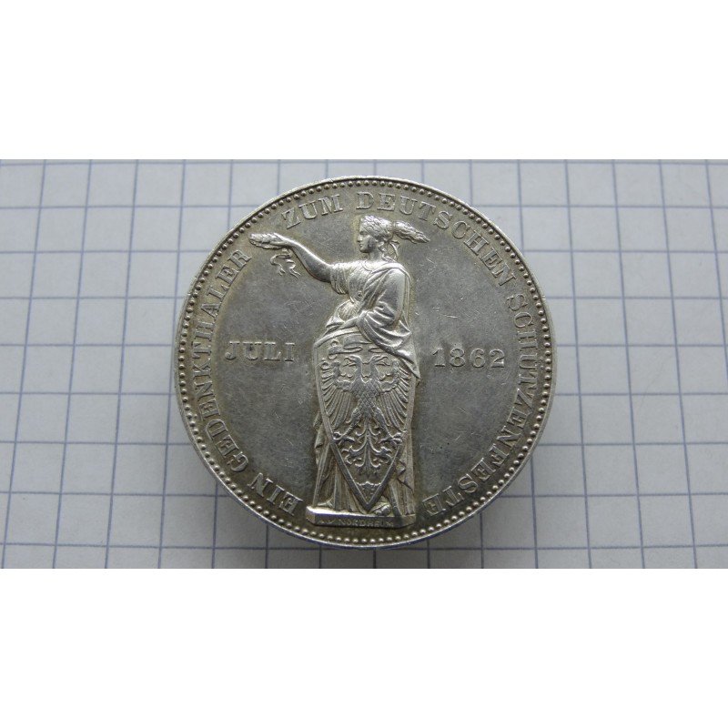 germany-frankfurt-1-taler-1862 germany-frankfurt-1-taler-1862