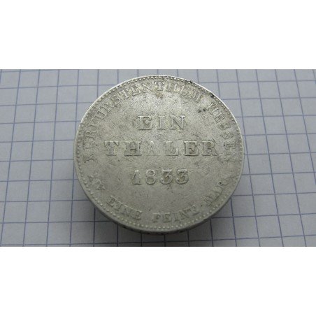 germany-hessen-kassel-1-taler-1833