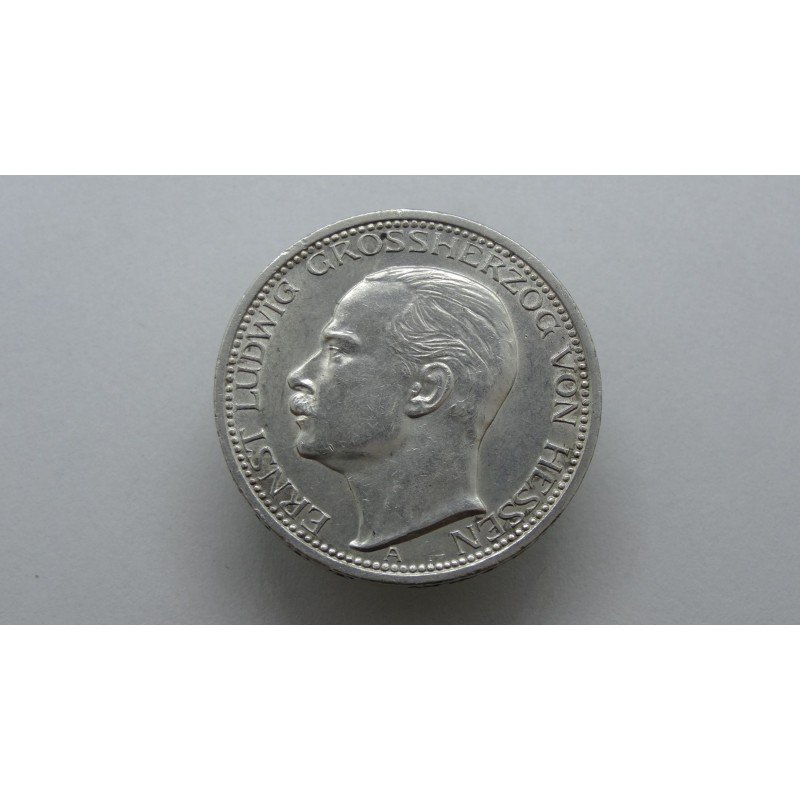 germany-hessen-3-mark-1910 germany-hessen-3-mark-1910