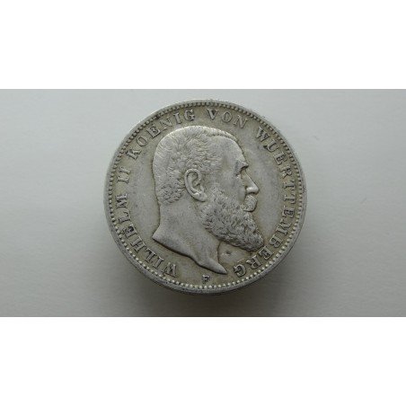 germany-wurttemberg-3-mark-1909