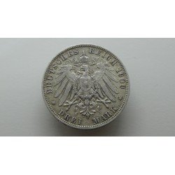 germany-wurttemberg-3-mark-1909
