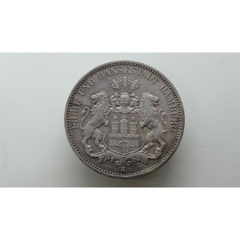 germany-hamburg-3-mark-1910 germany-hamburg-3-mark-1910