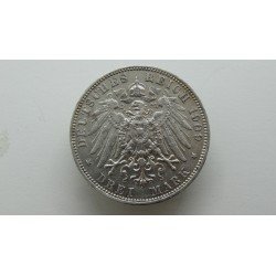 germany-sachsen-saksonija-3-mark-1909