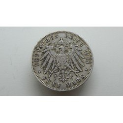 germany-hamburg-5-mark-1908