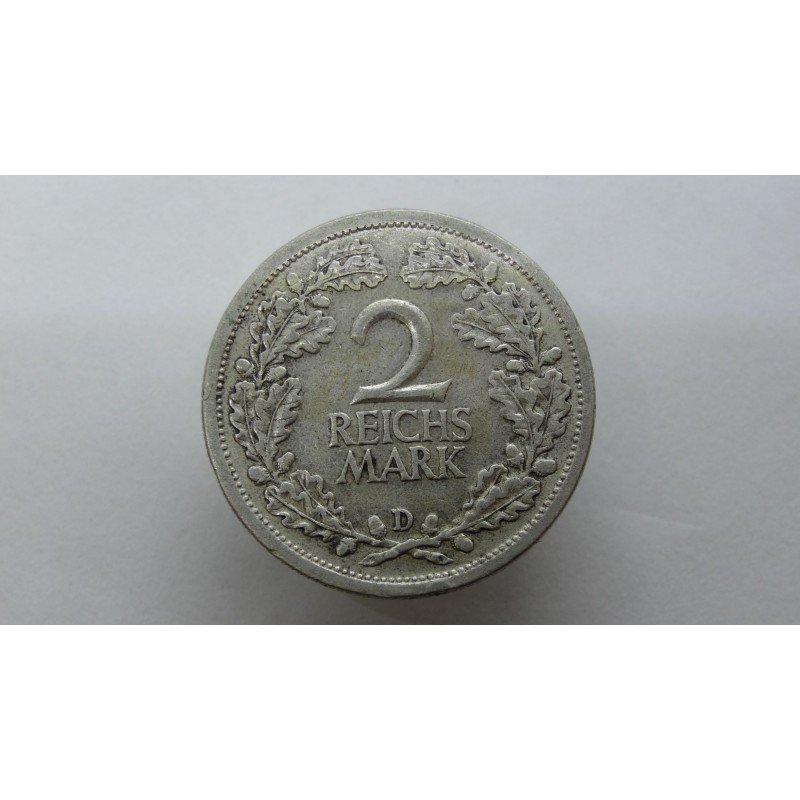 germany-2-reichsmark-1926-d germany-2-reichsmark-1926-d
