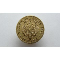 germany-wurttemberg-10-mark-1877-f